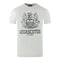 Aquascutum Large Bold London Aldis Brand Logo White T Shirt