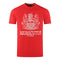 Aquascutum Large Bold London Aldis Brand Logo Red T Shirt