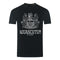 Aquascutum Large Bold London Aldis Brand Logo Black T-Shirt TS006 16