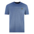 Lyle Scott Ink Wash Blue T Shirt