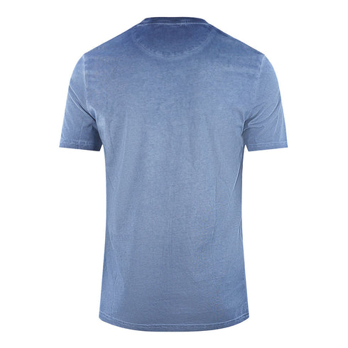 Lyle Scott Ink Wash Blue T Shirt