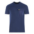 Lyle Scott Nylon Pocket Blue T Shirt
