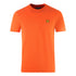 Lyle Scott Back Print Orange T Shirt