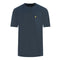 Lyle Scott Sandwash Pique Navy Blue T Shirt