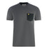 Lyle Scott Contrast Pocket Dark Grey T Shirt
