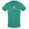 Aquascutum Classic Check Logo Green T Shirt