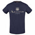 Aquascutum Classic Check Logo Navy Blue T-Shirt - Nova Clothing