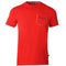 Aquascutum Check Pocket Trim Red T Shirt