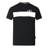 Aquascutum Block Aldis Logo Black T Shirt