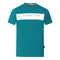 Aquascutum Block Brand Logo Green T Shirt