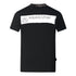 Aquascutum Block Brand Logo Black T Shirt
