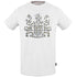 Aquascutum Check Aldis Crest White TShirt TSIA11 01