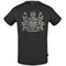 Aquascutum Check Aldis Crest Black T Shirt