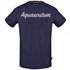 Aquascutum Signature Logo Navy T Shirt