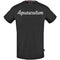 Aquascutum Signature Logo Black T Shirt