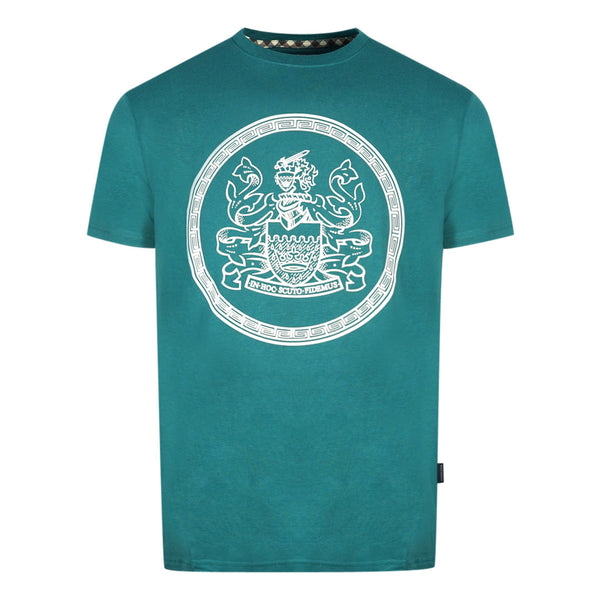 Aquascutum Circle Aldis Logo Green TShirt TSIA17 32