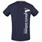 Aquascutum Vertical Logo Navy Blue T-Shirt - Nova Clothing