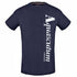 Aquascutum Vertical Logo Navy Blue T-Shirt - Nova Clothing