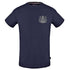 Aquascutum Stitched Aldis Logo Navy Blue T Shirt - Style Centre Wholesale