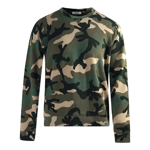 Valentino Garavani Green Camo Jumper TV3MF04N3LY F00