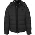 Plein Sport Padded Small Circular Logo Black Jacket - Style Centre Wholesale