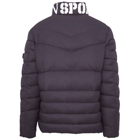 Plein Sport Padded Bold Logo Grey Jacket