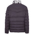 Plein Sport Padded Bold Logo Grey Jacket