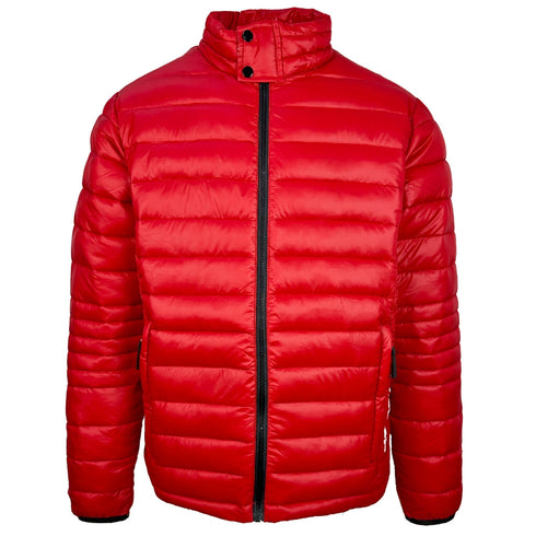 Plein Sport Plain Padded Red Jacket - Style Centre Wholesale