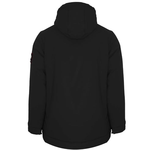 Plein Sport Padded Small Circular Logo Branded Black Jacket - Style Centre Wholesale
