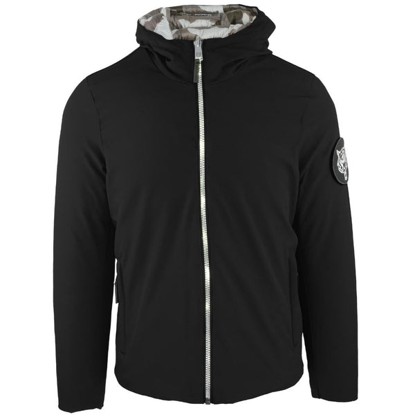 Philipp Plein Sport Padded Signature Logo Black Jacket