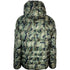 Plein Sport Small Circle Logo Quilted Camo Green Jacket