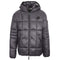 Plein Sport Small Circle Logo Quilted Grey Jacket