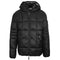 Plein Sport Small Circle Logo Quilted Black Jacket