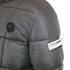 Plein Sport Small Circle Logo Quilted Black Jacket