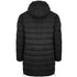 Plein Sport Padded Small Circular Logo Branded Black Long Jacket