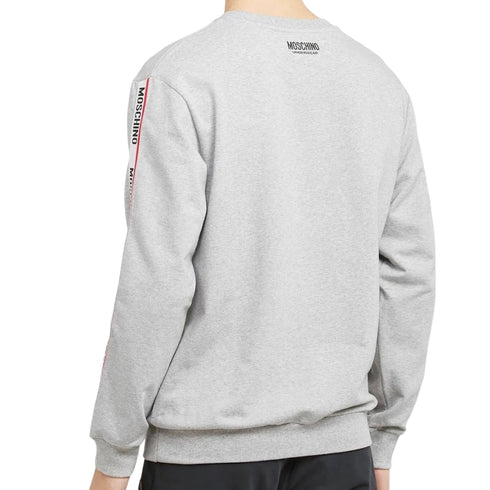 Moschino Tape Logo Grey Jumper V1706 8120 0489
