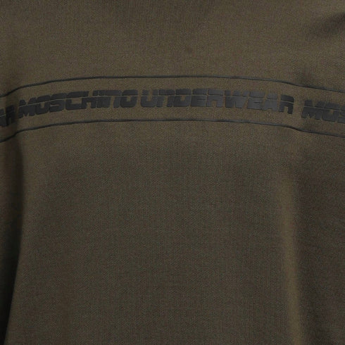 Moschino Panel Brand Logo Green Sweatshirt