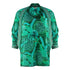 Inoa Valdivian Rainforest 1202114 Green Long Sleeve Blouse Silk Shirt