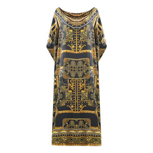 Inoa Verona 1915 Black Box Kaftan Cover Up Verona 1915 Box Kaftan
