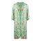 Inoa Versailles Gardenia 1202120 Green Long Kimono