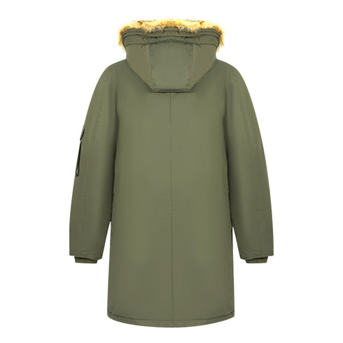 Diesel W Colby 21 Green Hooded Parka Jacket W-Colby-21 5FX