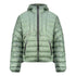 Diesel Plain Quilted Green Hooded Padded Jacket XL