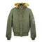 Diesel W Jame 21 Faux Fur Trimmed Green Bomber Jacket