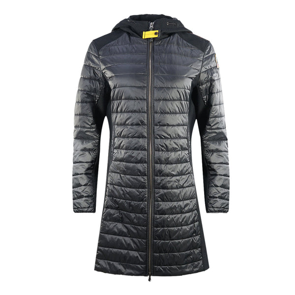 Parajumpers Yasmine Black Hooded Padded Jacket