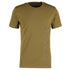 Balmain Brand Embossed Logo Khaki Green T-shirt YH1F0228794 EAB