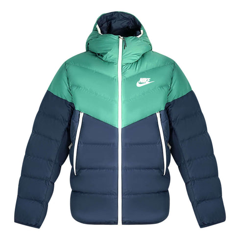 Nike Down Fill Puffer Colour Block Blue Jacket