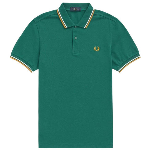 Fred Perry Twin Tipped Collar M3600 L27 Green Polo ShirtFred PerryPolo Shirt£70.0£70.0Calle Couture