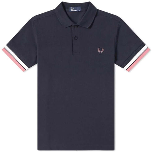 Fred Perry Bold Tipped Cuff M4566 608 Navy Blue Polo ShirtFred PerryPolo Shirt£70.0£70.0Calle Couture