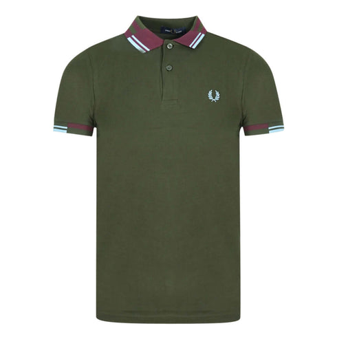 Fred Perry Sleeve Tipped M8551 408 Green Polo ShirtFred PerryPolo Shirt£70.0£70.0Calle Couture