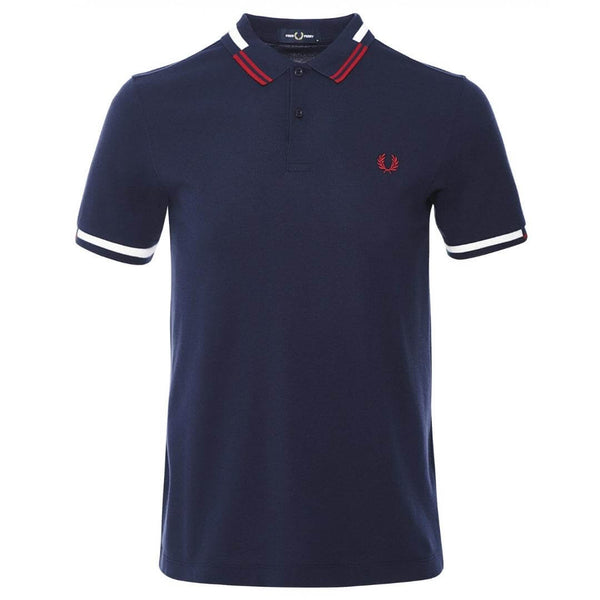 Fred Perry Sleeve Tipped M8551 608 Navy Blue Polo ShirtFred PerryPolo Shirt£70.0£70.0Calle Couture